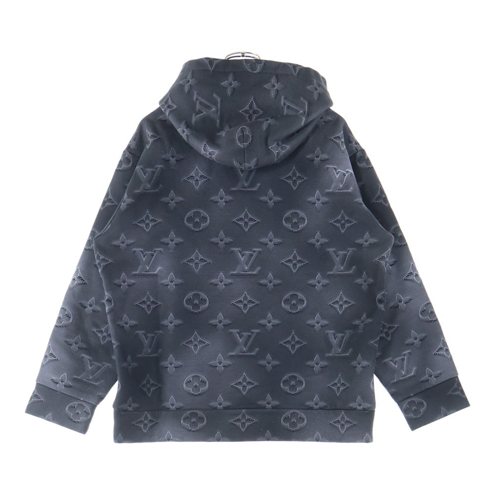 LOUIS VUITTON(ルイヴィトン) 21SS 3Dモノグラム プルオーバーフーディ パーカー ブラック RM211M IHN HKY24W