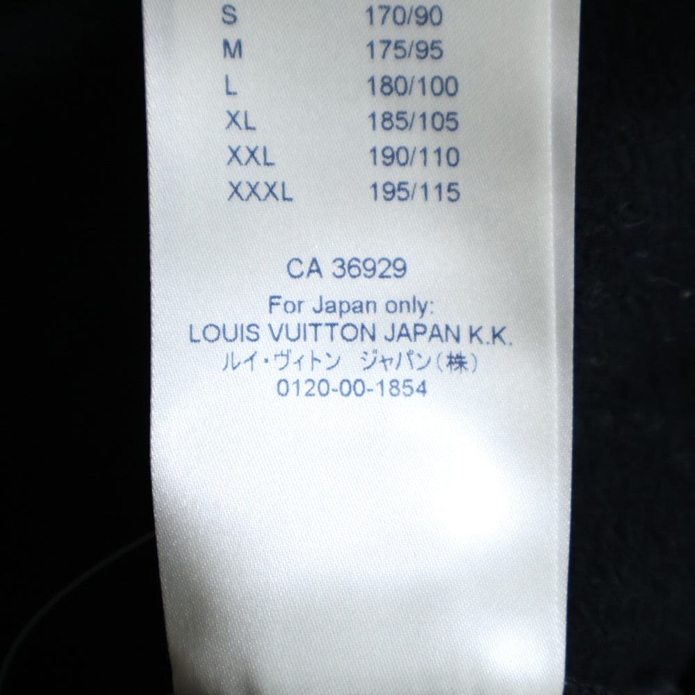 LOUIS VUITTON(ルイヴィトン) 21SS 3Dモノグラム プルオーバーフーディ パーカー ブラック RM211M IHN HKY24W