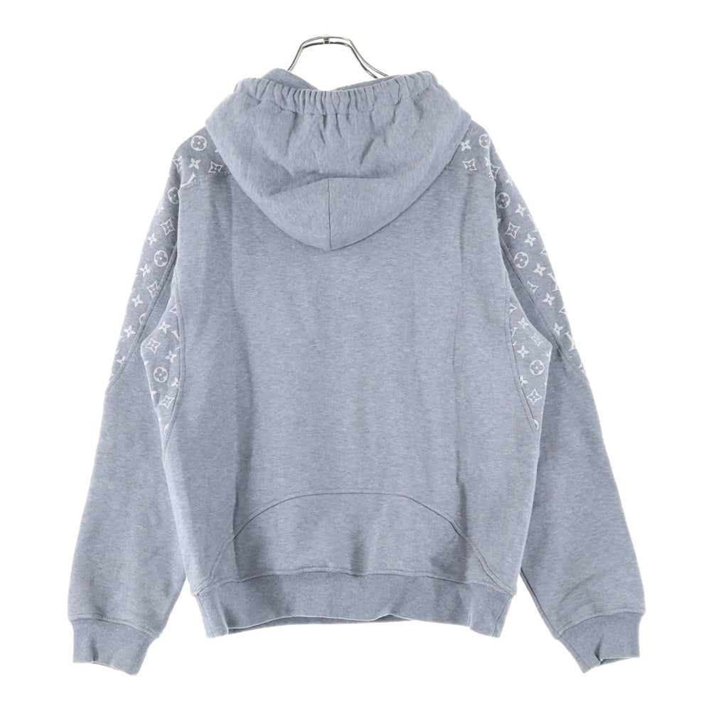 LOUIS VUITTON(ルイヴィトン) 22AW モノグラム サークルカット スウェットパーカー フーディ グレー RM222Q UYR HNY40W