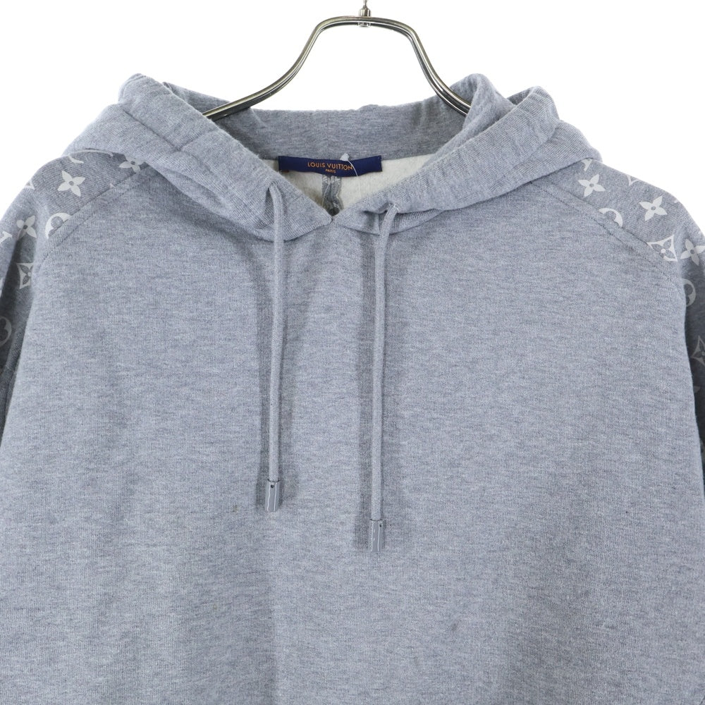 LOUIS VUITTON(ルイヴィトン) 22AW モノグラム サークルカット スウェットパーカー フーディ グレー RM222Q UYR HNY40W