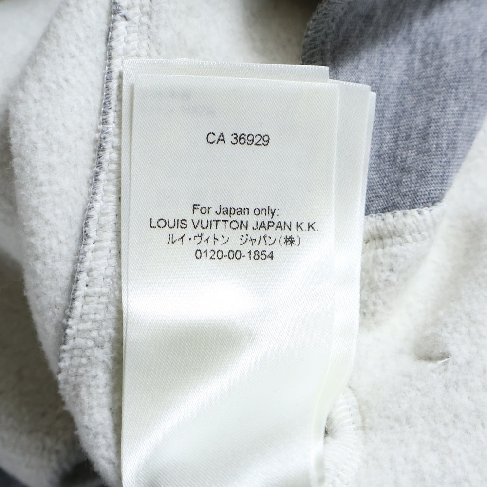 LOUIS VUITTON(ルイヴィトン) 22AW モノグラム サークルカット スウェットパーカー フーディ グレー RM222Q UYR HNY40W
