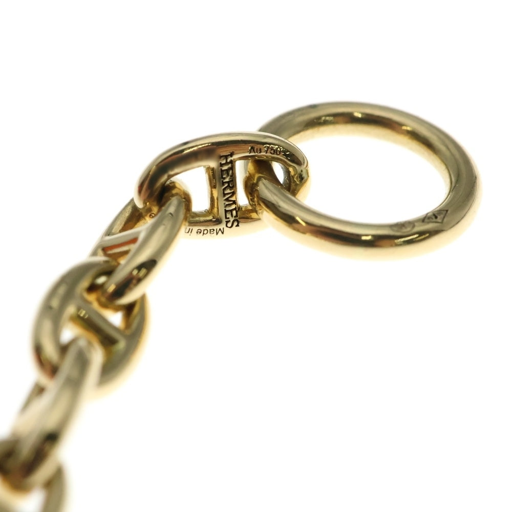 HERMES(エルメス) K18YG Chaine d'Ancre TPM シェーヌダンクルTPMブレスレット イエローゴールド