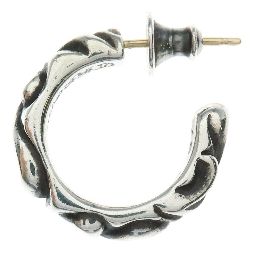 CHROME HEARTS(クロムハーツ) HOOP SCROOL スクロール フープピアス シルバー BCA102