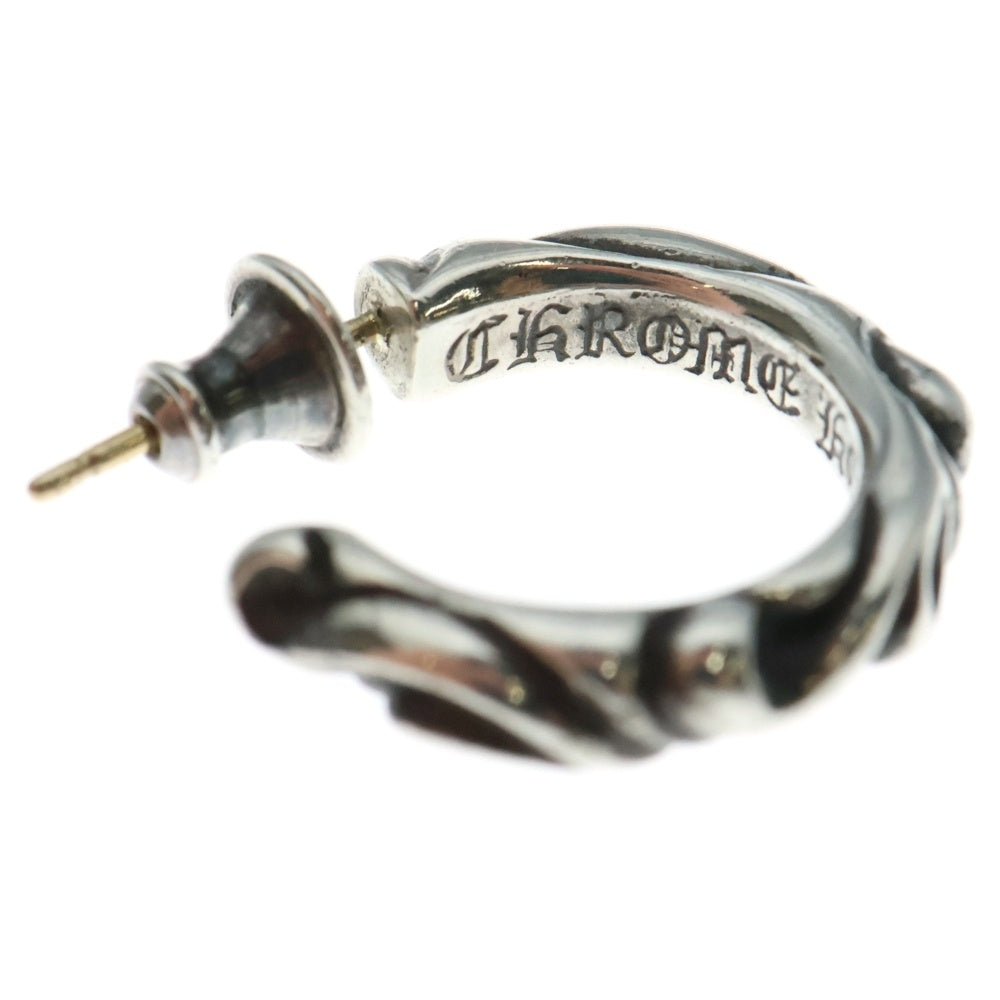 CHROME HEARTS(クロムハーツ) HOOP SCROOL スクロール フープピアス シルバー BCA102