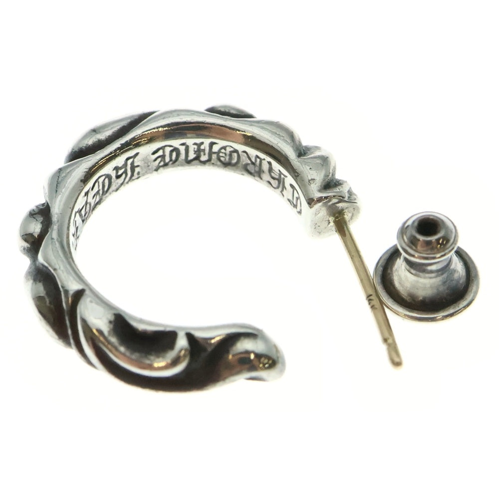 CHROME HEARTS(クロムハーツ) HOOP SCROOL スクロール フープピアス シルバー BCA102