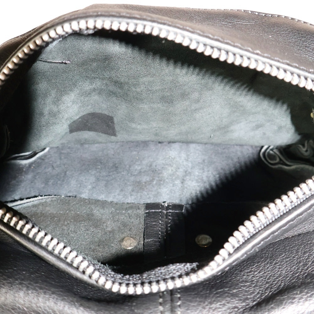 CHROME HEARTS(クロムハーツ) #1 SNAT PACK スナットパック ダガージップ ガンスリンガーベルト レザーウエストバッグ ブラック BCA378
