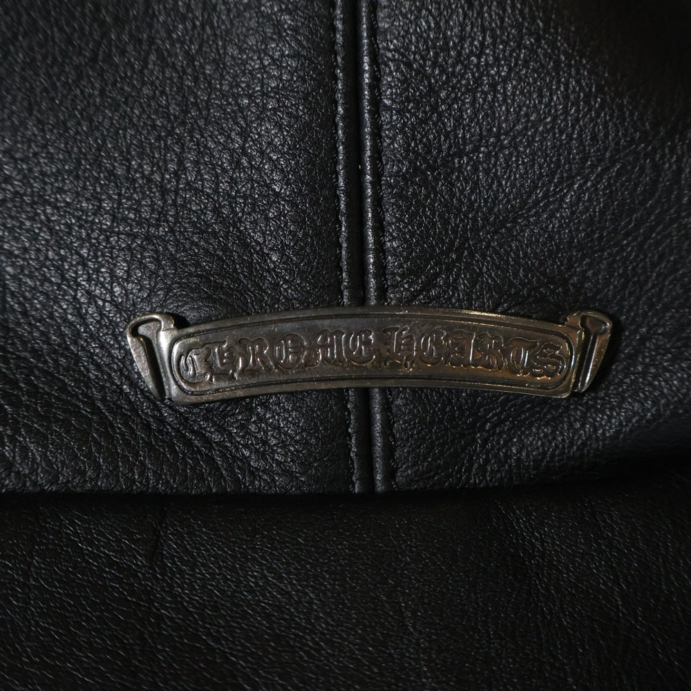 CHROME HEARTS(クロムハーツ) #1 SNAT PACK スナットパック ダガージップ ガンスリンガーベルト レザーウエストバッグ ブラック BCA378