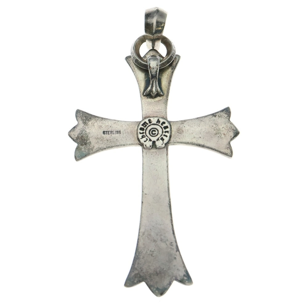 CHROME HEARTS(クロムハーツ) LG W BALE ラージCHクロス Wベイル ネックレストップ シルバー BCA393