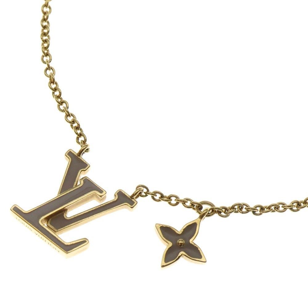 LOUIS VUITTON(ルイヴィトン) ネックレス・LV アイコニック エナメル S00 M02146 ネックレス ゴールド レディース