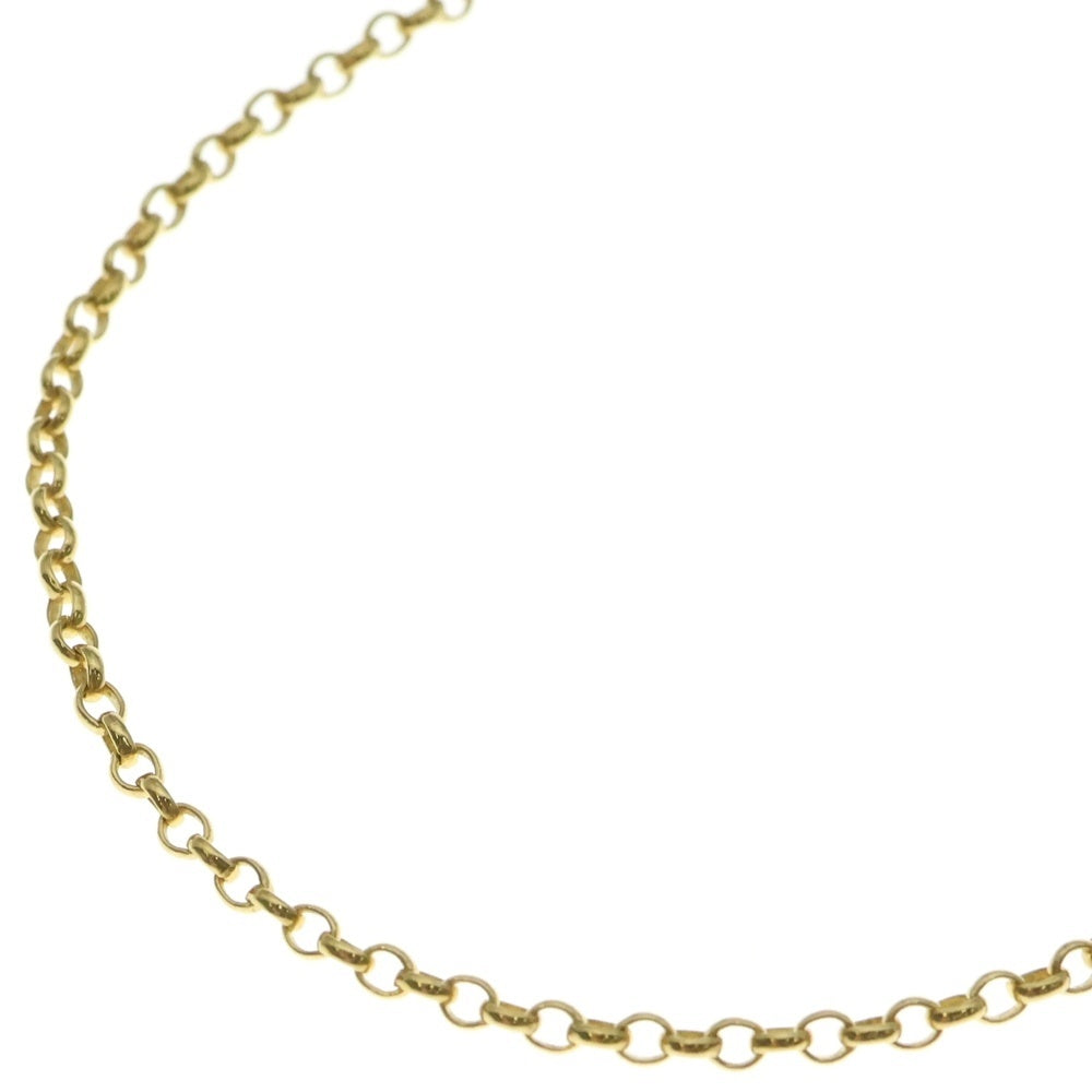 CHROME HEARTS(クロムハーツ) 22K NECKCHAIN R20 ロールチェーンネックレス 20inch ゴールド BCA011