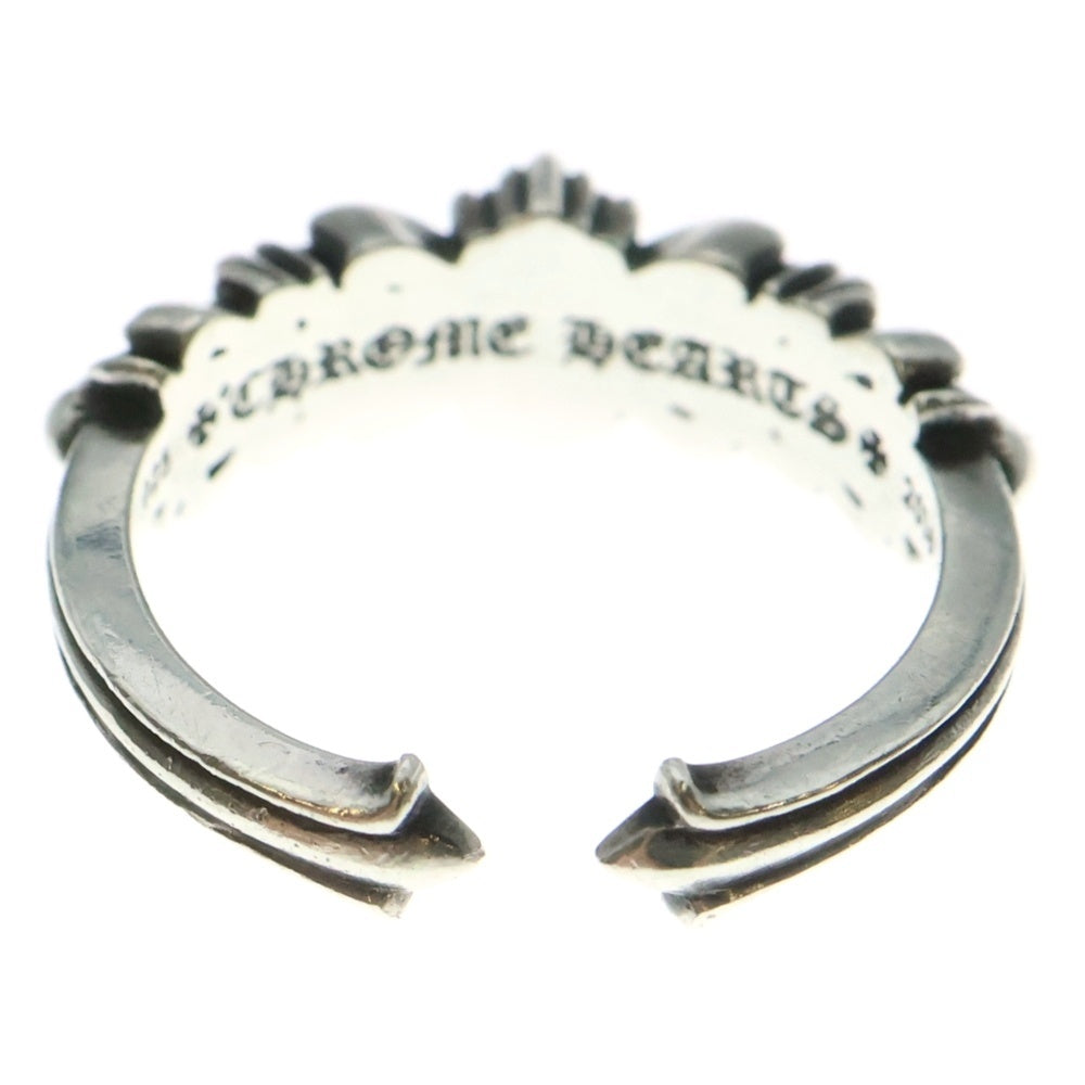 CHROME HEARTS(クロムハーツ) BABY CLSC ベイビークラシックダブルフローラルリング シルバー