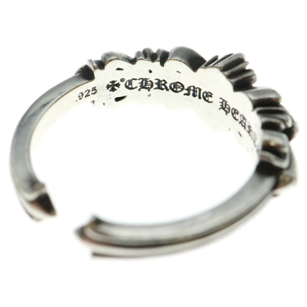CHROME HEARTS(クロムハーツ) BABY CLSC ベイビークラシックダブルフローラルリング シルバー