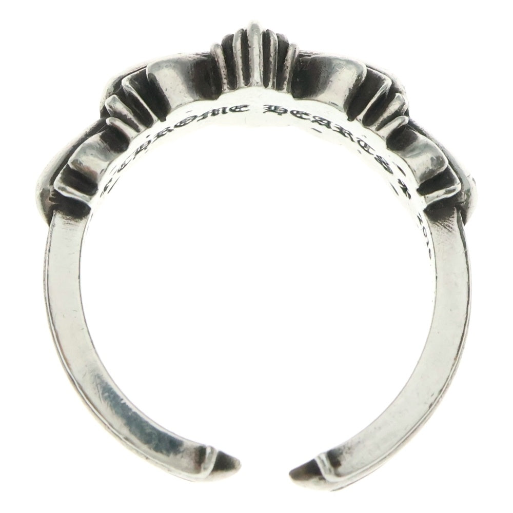 CHROME HEARTS(クロムハーツ) BABY CLSC ベイビークラシックダブルフローラルリング シルバー