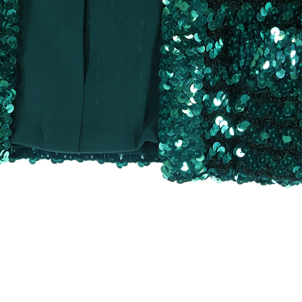 GUCCI(グッチ) Metallic Sequin Jacket 653449 XKBTI メタリック スパンコールショートジャケット レディース グリーン