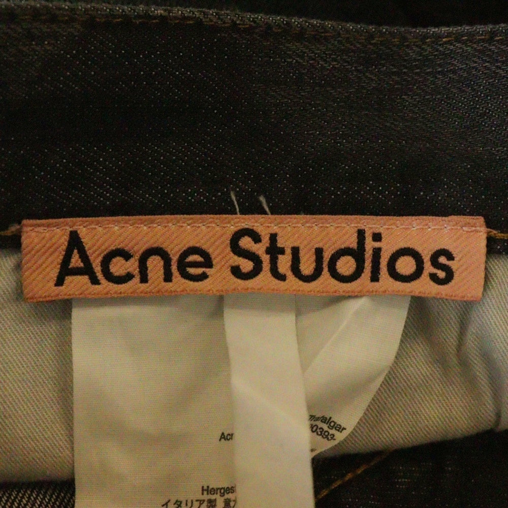 Acne Studios(アクネ ストゥディオズ) 2021M BLACK TRAFALGAR ルーズフィット ブラックデニムパンツ ブラック B00393