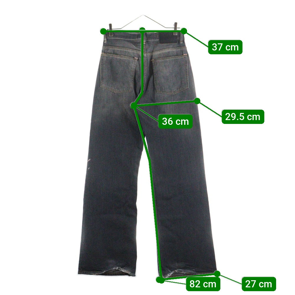 Acne Studios(アクネ ストゥディオズ) 2021M BLACK TRAFALGAR ルーズフィット ブラックデニムパンツ ブラック B00393