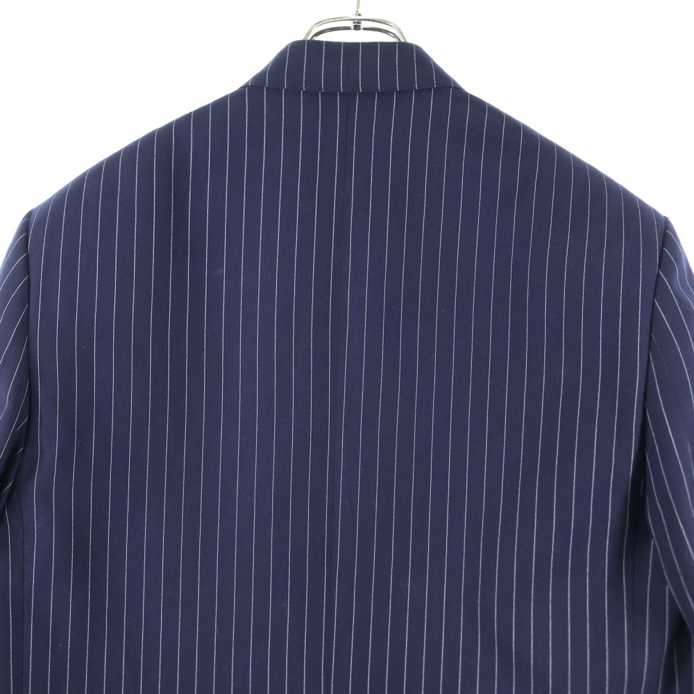 CELINE(セリーヌ) Classic Tailored Jacket 6B ストライプダブルブレストテーラードジャケット 2V16H399U ネイビー