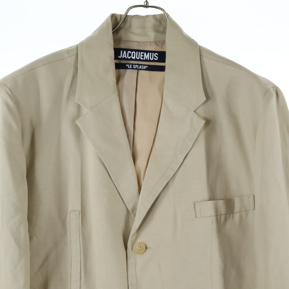 JACQUEMUS(ジャックムス) 22SS LE SPLASHシングルテーラードジャケット ベージュ