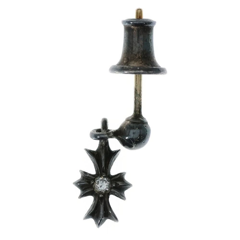 CHROME HEARTS(クロムハーツ) TNY E CH PLS DIA タイニーE CHプラス ドロップピアス 1ダイヤ シルバー