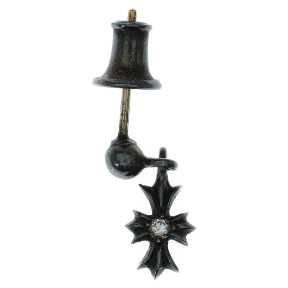 CHROME HEARTS(クロムハーツ) TNY E CH PLS DIA タイニーE CHプラス ドロップピアス 1ダイヤ シルバー