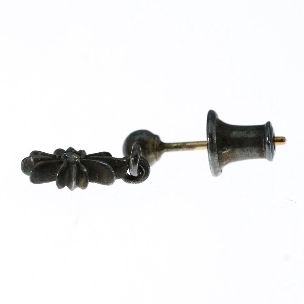 CHROME HEARTS(クロムハーツ) TNY E CH PLS DIA タイニーE CHプラス ドロップピアス 1ダイヤ シルバー