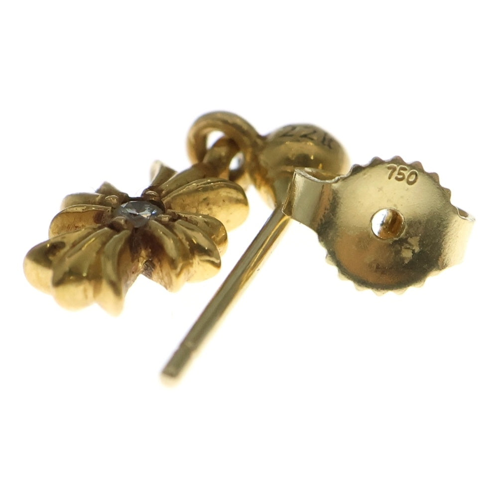 CHROME HEARTS(クロムハーツ) 22K TNY E CH PLS 1DIA タイニーE CHプラス ドロップピアス 1ダイヤ ゴールド BCA024
