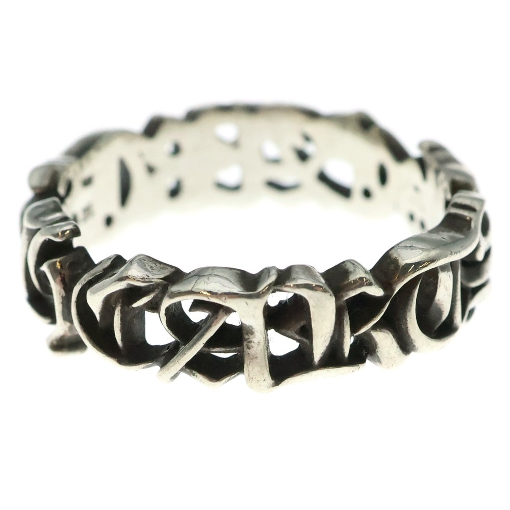CHROME HEARTS(クロムハーツ) SCRIPT BAND スクリプトバンド リング シルバー