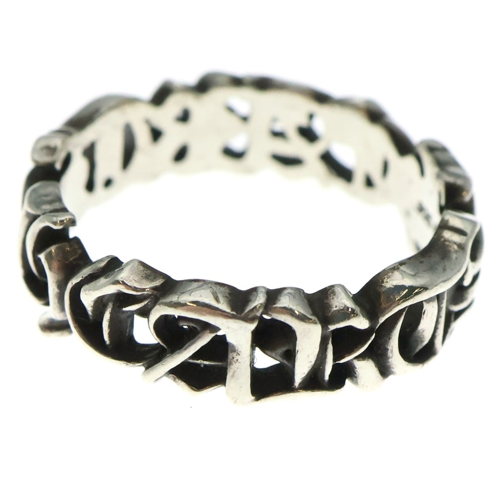 CHROME HEARTS(クロムハーツ) SCRIPT BAND スクリプトバンド リング シルバー