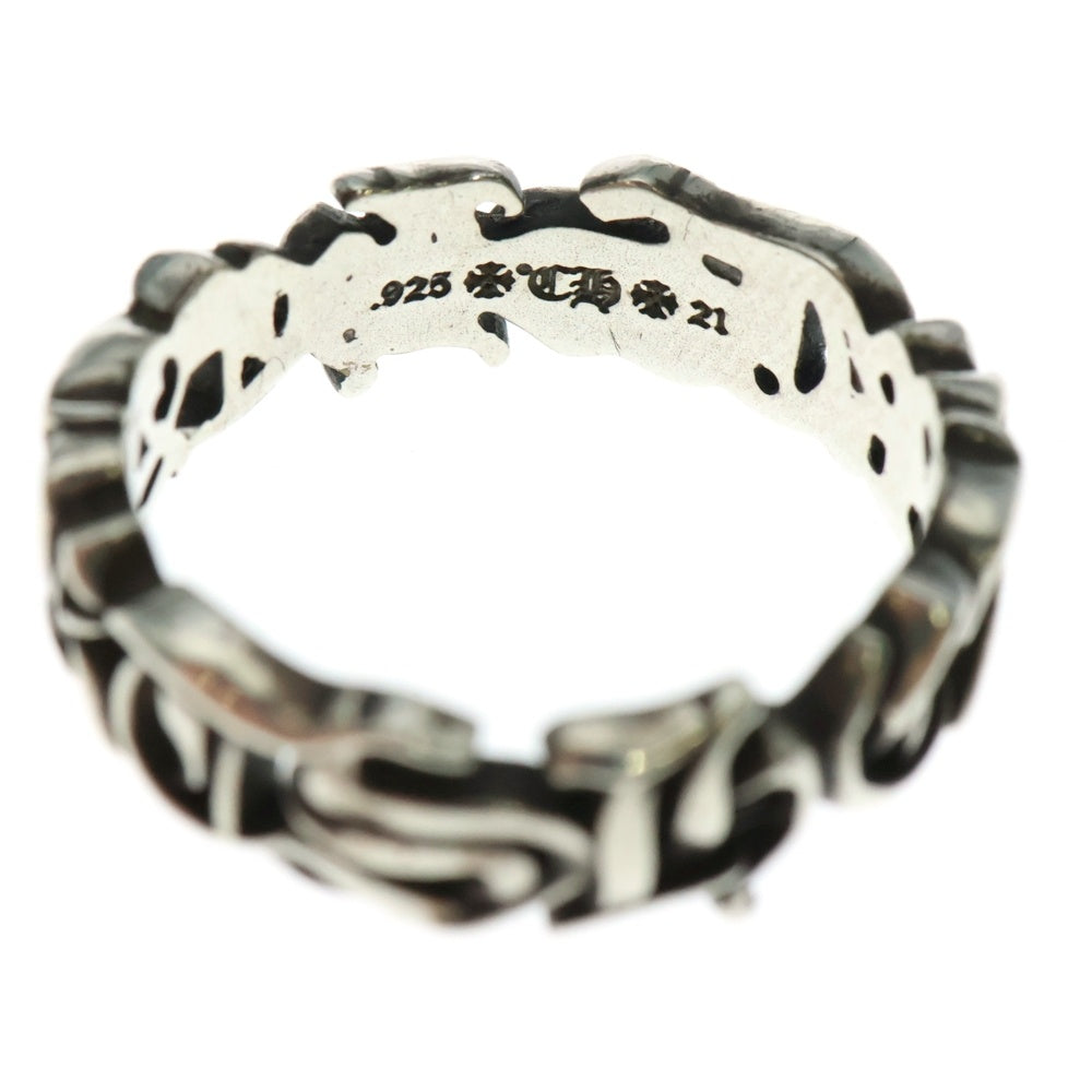 CHROME HEARTS(クロムハーツ) SCRIPT BAND スクリプトバンド リング シルバー