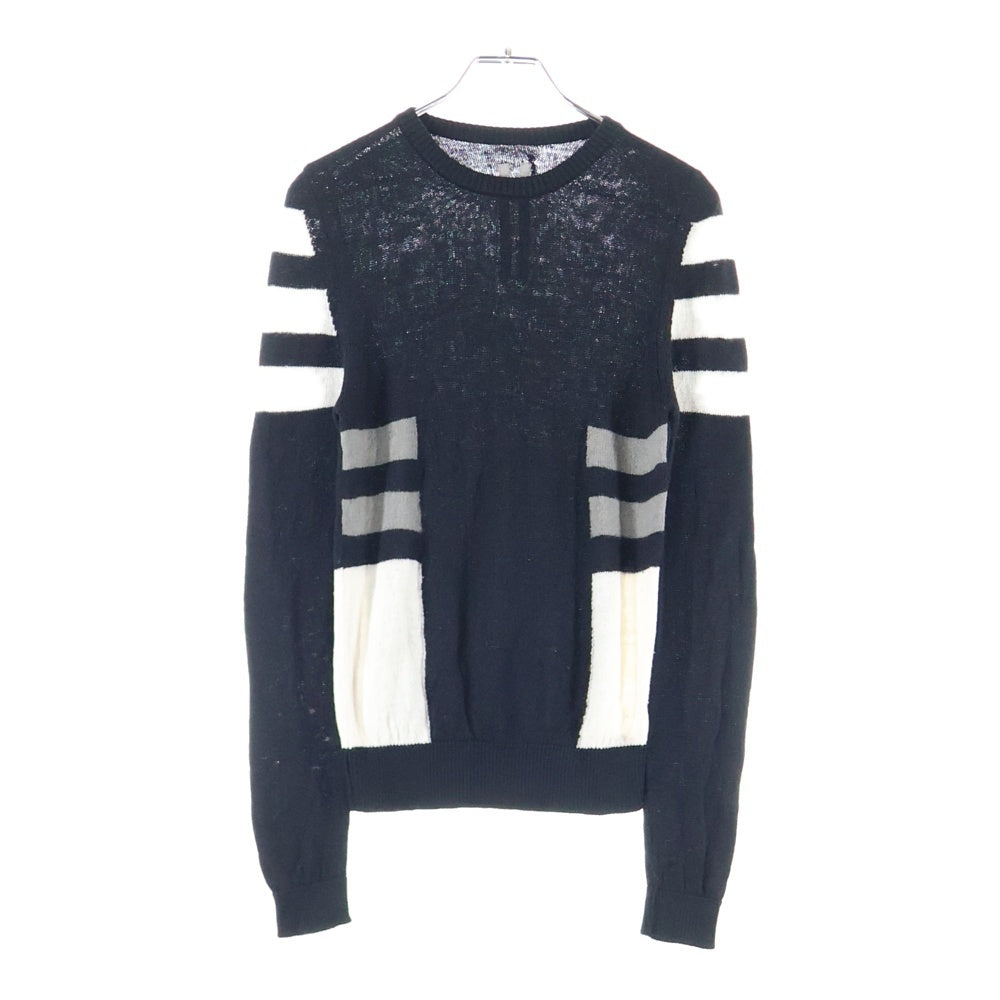 Rick Owens(リックオウエンス) 20SS クロップドボーダー切替ニットRP20S1624-KTG レディース