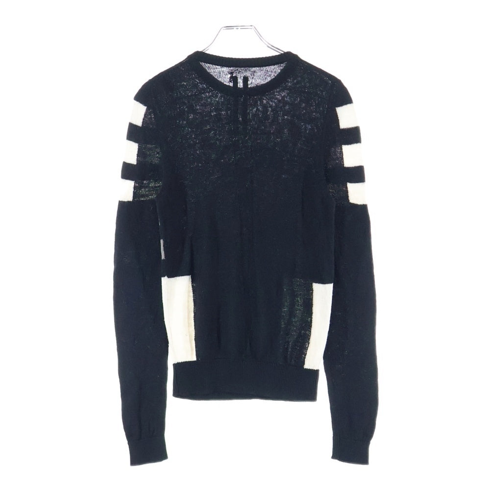 Rick Owens(リックオウエンス) 20SS クロップドボーダー切替ニットRP20S1624-KTG レディース