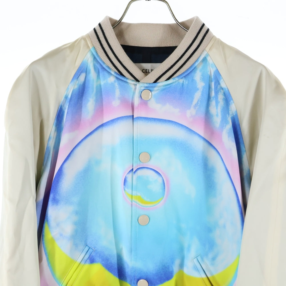 CELINE(セリーヌ) 22SS Teddy Jacket With Satin Artist Print サテンアーティストプリント テディジャケット 2V28H353Q マルチカラー