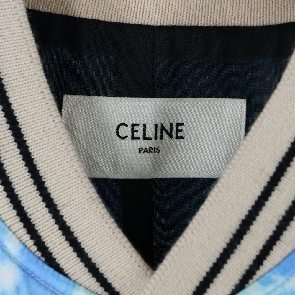 CELINE(セリーヌ) 22SS Teddy Jacket With Satin Artist Print サテンアーティストプリント テディジャケット 2V28H353Q マルチカラー