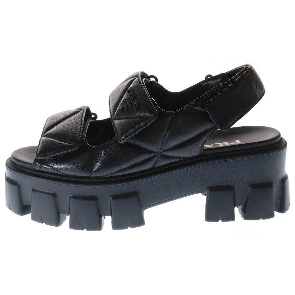PRADA(プラダ) モノリス ナッパレザー サンダル