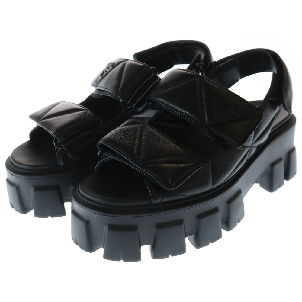 PRADA(プラダ) モノリス ナッパレザー サンダル