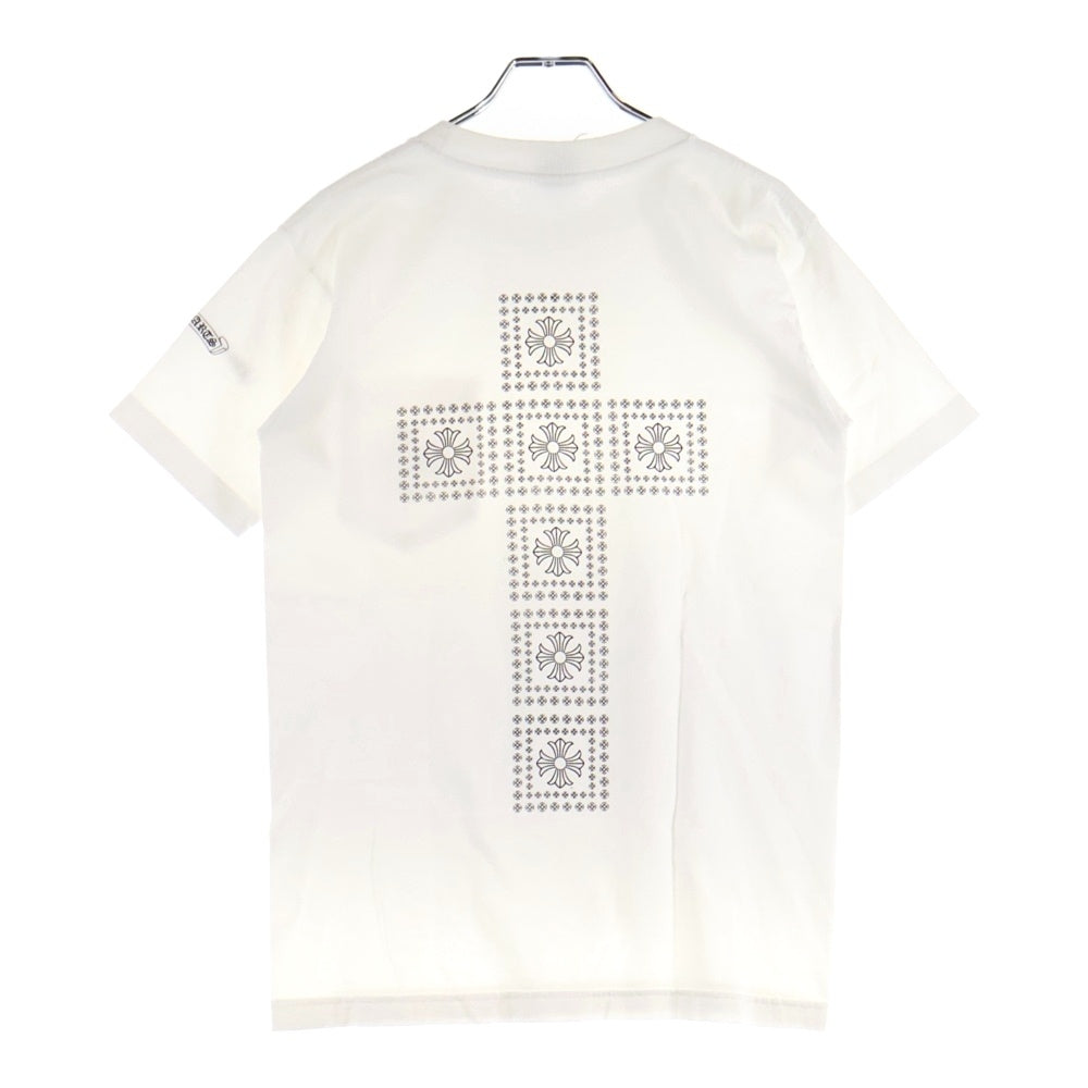 CHROME HEARTS(クロムハーツ) OLD Maribu Framed Cross Tee マリブ限定 フレームクロスプリント 半袖Tシャツ カットソー ホワイト