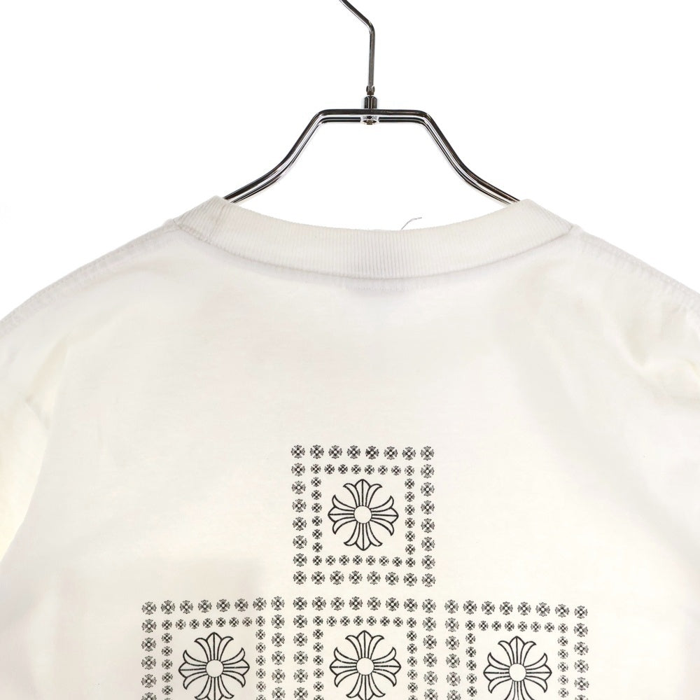 CHROME HEARTS(クロムハーツ) OLD Maribu Framed Cross Tee マリブ限定 フレームクロスプリント 半袖Tシャツ カットソー ホワイト