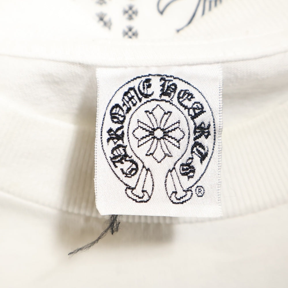 CHROME HEARTS(クロムハーツ) OLD Maribu Framed Cross Tee マリブ限定 フレームクロスプリント 半袖Tシャツ カットソー ホワイト