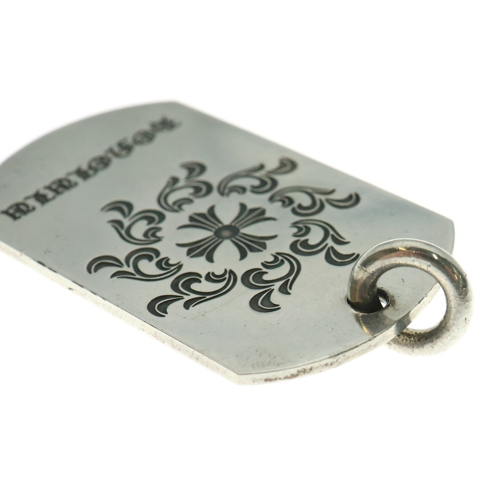 CHROME HEARTS(クロムハーツ) D TAG LRG LTD ホノルル限定 CHシャイン ラージドッグタグ ネックレストップ シルバー