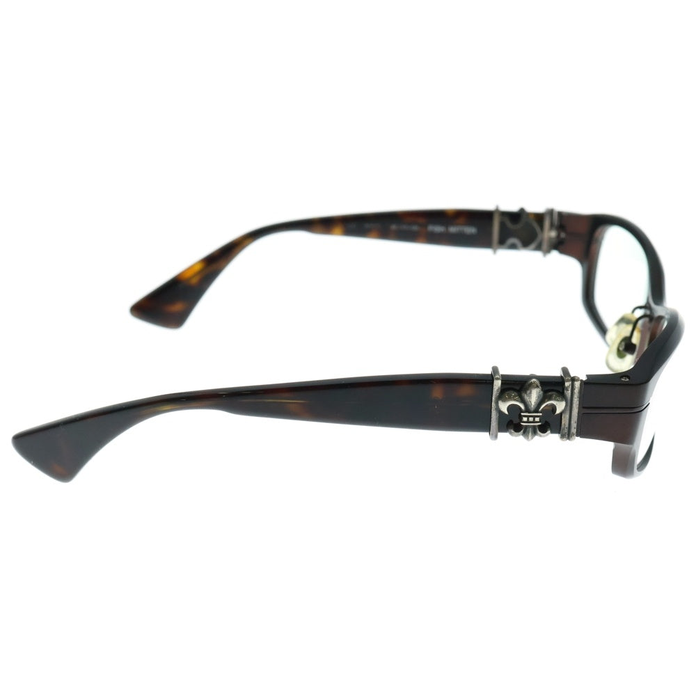 CHROME HEARTS(クロムハーツ) FISH MITTEN BSフレアテンプル スクエアフレームサングラス アイウェア 眼鏡 ブラック