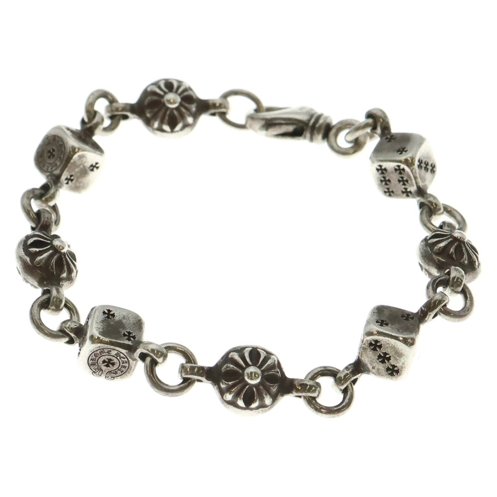 CHROME HEARTS(クロムハーツ) DICE NO1 CRSBL ダイスクロスボール ブレスレット シルバー