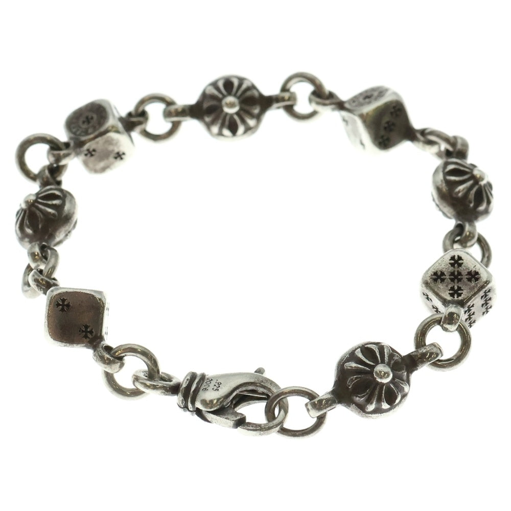 CHROME HEARTS(クロムハーツ) DICE NO1 CRSBL ダイスクロスボール ブレスレット シルバー
