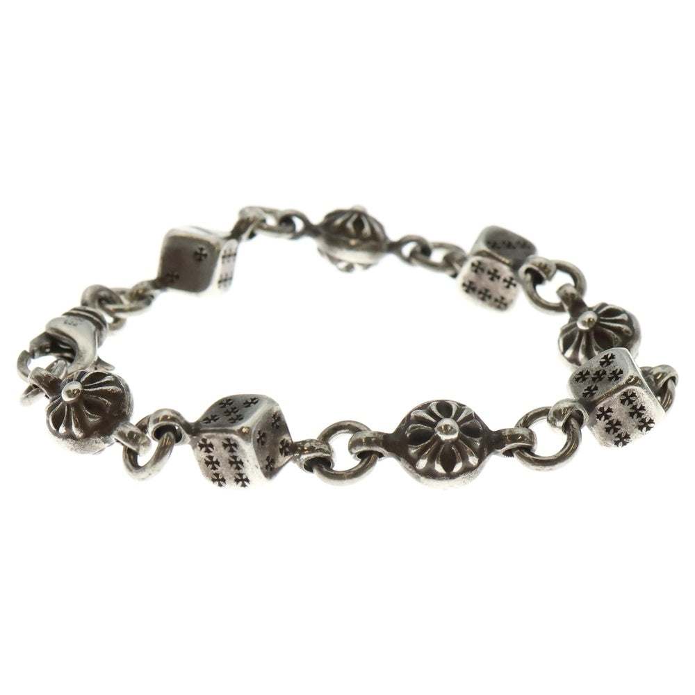 CHROME HEARTS(クロムハーツ) DICE NO1 CRSBL ダイスクロスボール ブレスレット シルバー