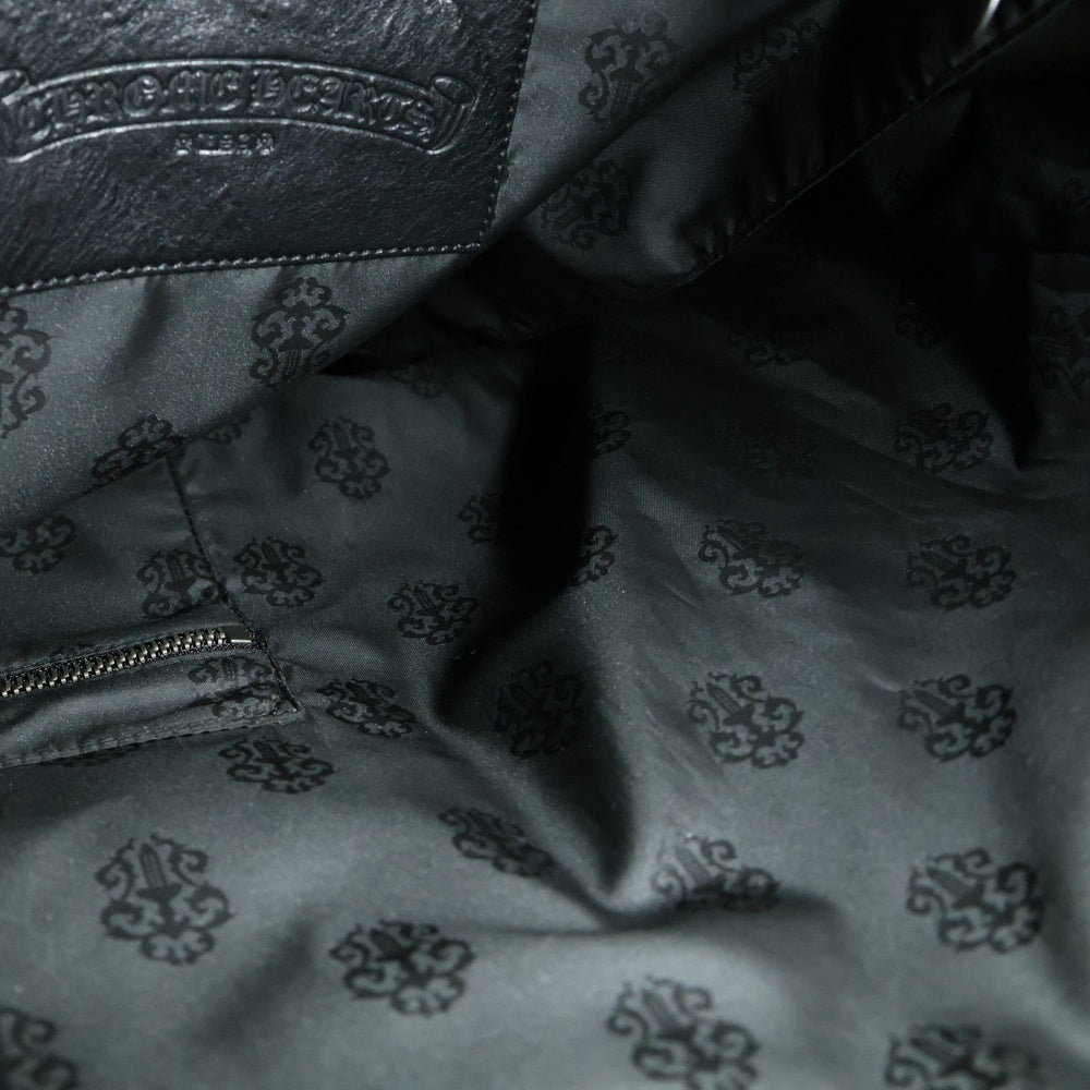 CHROME HEARTS(クロムハーツ) ×UNITED ARROWS 25周年 250個限定 クロスパッチ ダガージップ デニムトートバッグ ブラック
