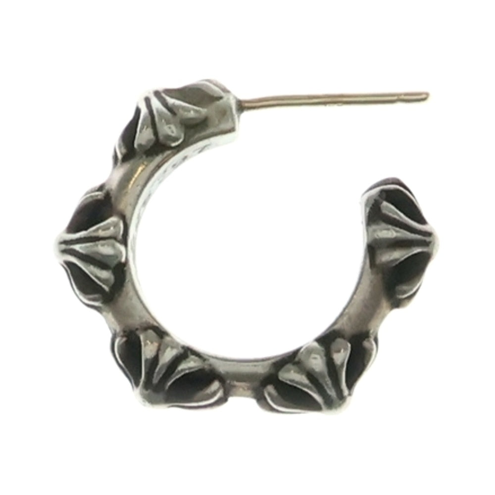 CHROME HEARTS(クロムハーツ) HOOP CROSS クロスバンド フープピアス シルバー BCA100
