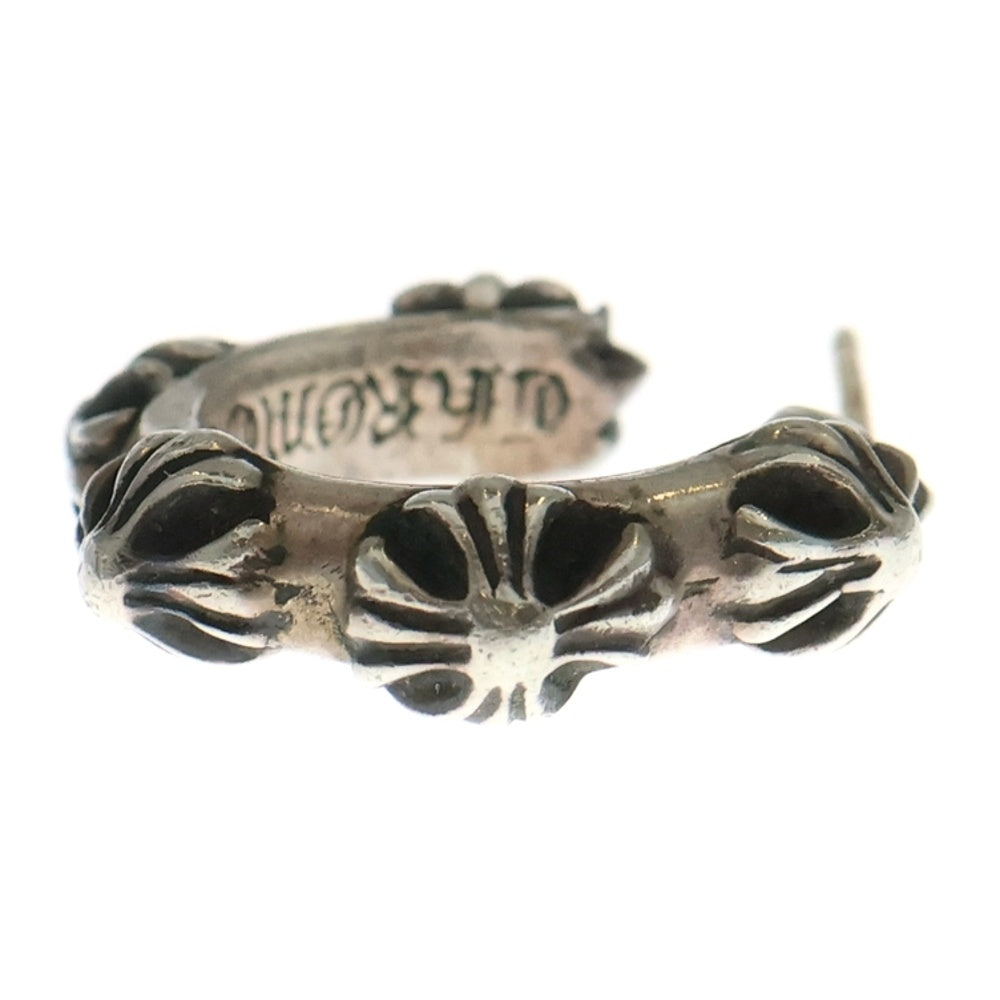 CHROME HEARTS(クロムハーツ) HOOP CROSS クロスバンド フープピアス シルバー BCA100