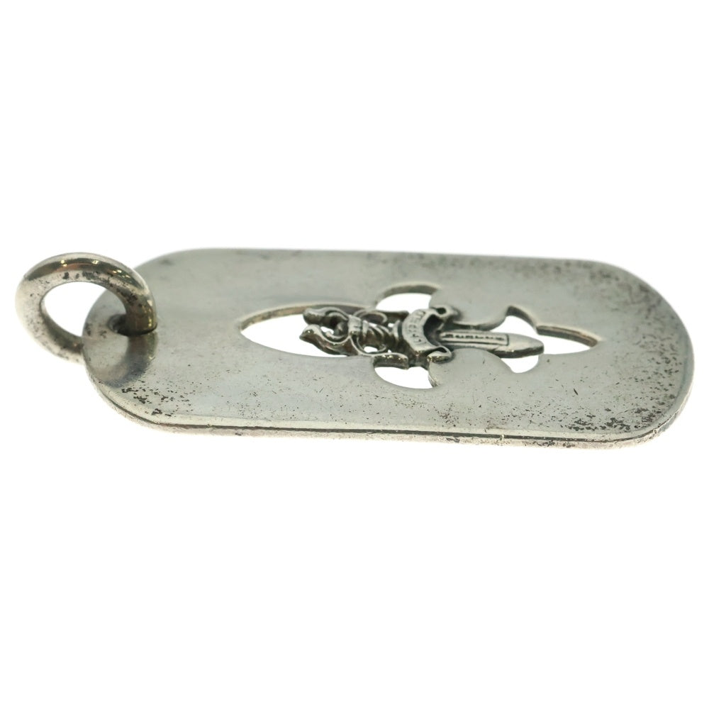 CHROME HEARTS(クロムハーツ) D TAG SML FLE DAG フレアダガードッグタグ スモールドッグタグ ネックレストップ シルバー