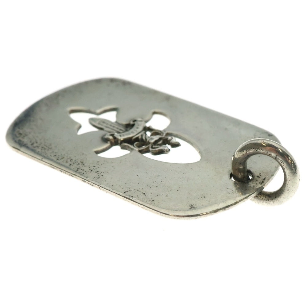 CHROME HEARTS(クロムハーツ) D TAG SML FLE DAG フレアダガードッグタグ スモールドッグタグ ネックレストップ シルバー
