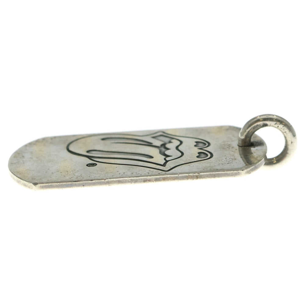 CHROME HEARTS(クロムハーツ) D TAG LRG LTD リップアンドタンドッグタグ ラージドッグタグネックレストップ シルバー
