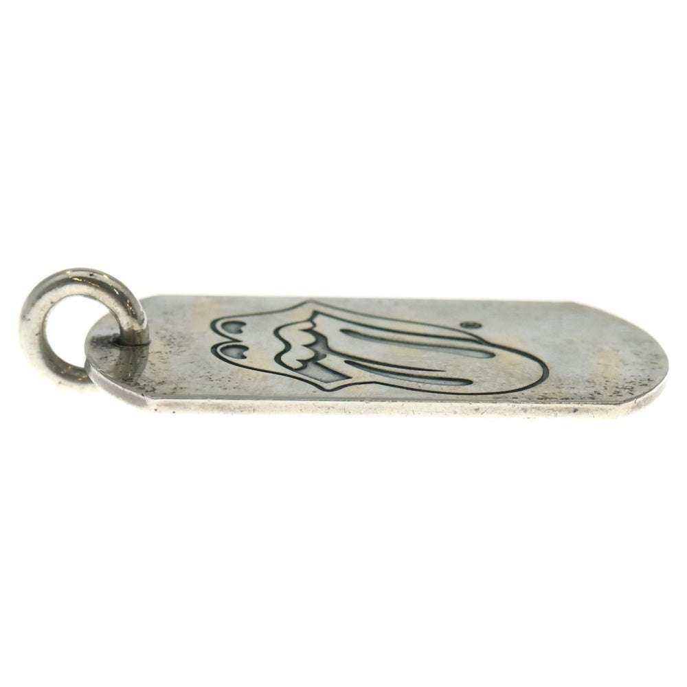 CHROME HEARTS(クロムハーツ) D TAG LRG LTD リップアンドタンドッグタグ ラージドッグタグネックレストップ シルバー